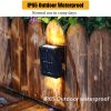 Wholesale Modern Outdoor Waterproof Ip65 Garden Square Decoration Lamp Up And Down Solar Led Wall Light