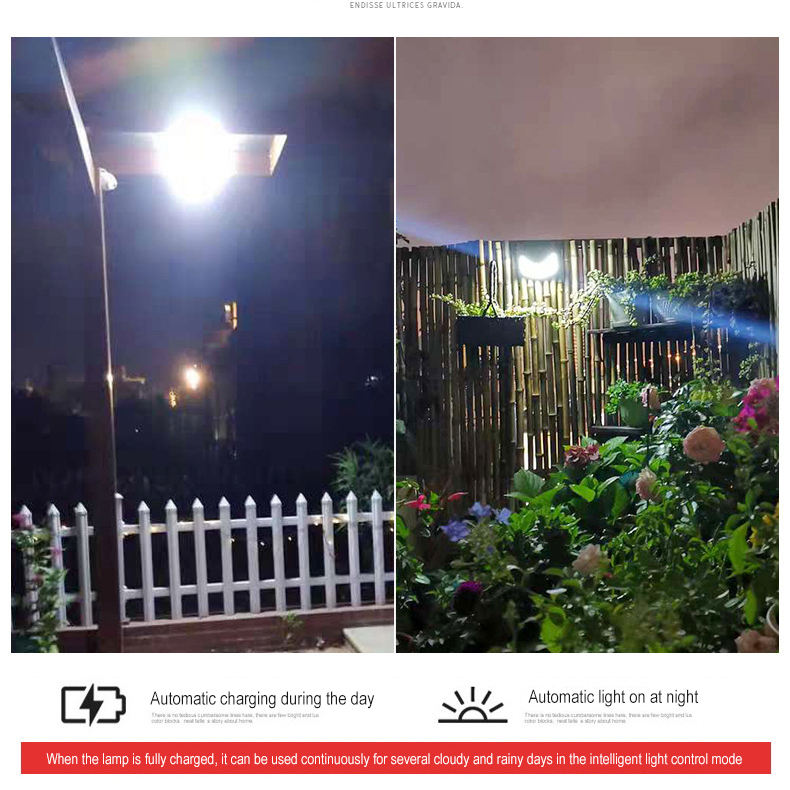 Outdoor Ip65 Waterproof Garden Floodlight Spotlight Wall Lamp Pir Motion Sensor Cob Led Solar Street Light