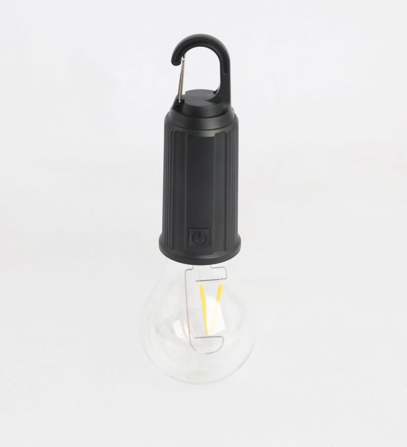 Solar Charging Camping Lamp Atmosphere Light Multifunctional Portable Tungsten Filament Lamp Outdoor Retro Camping Bulb