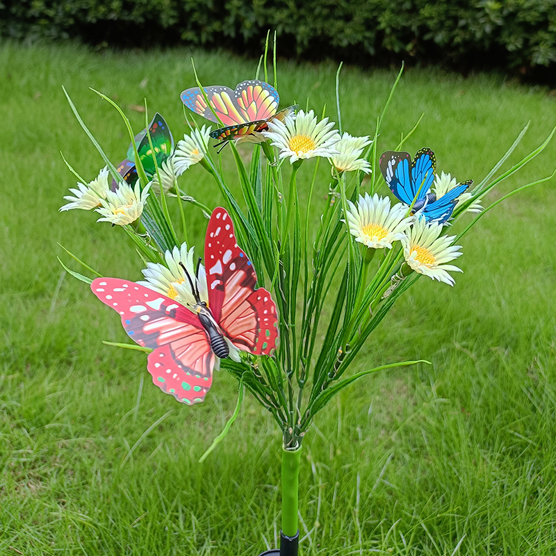 Solar Little Wild Flower Lamp Outdoor Garden Lawn