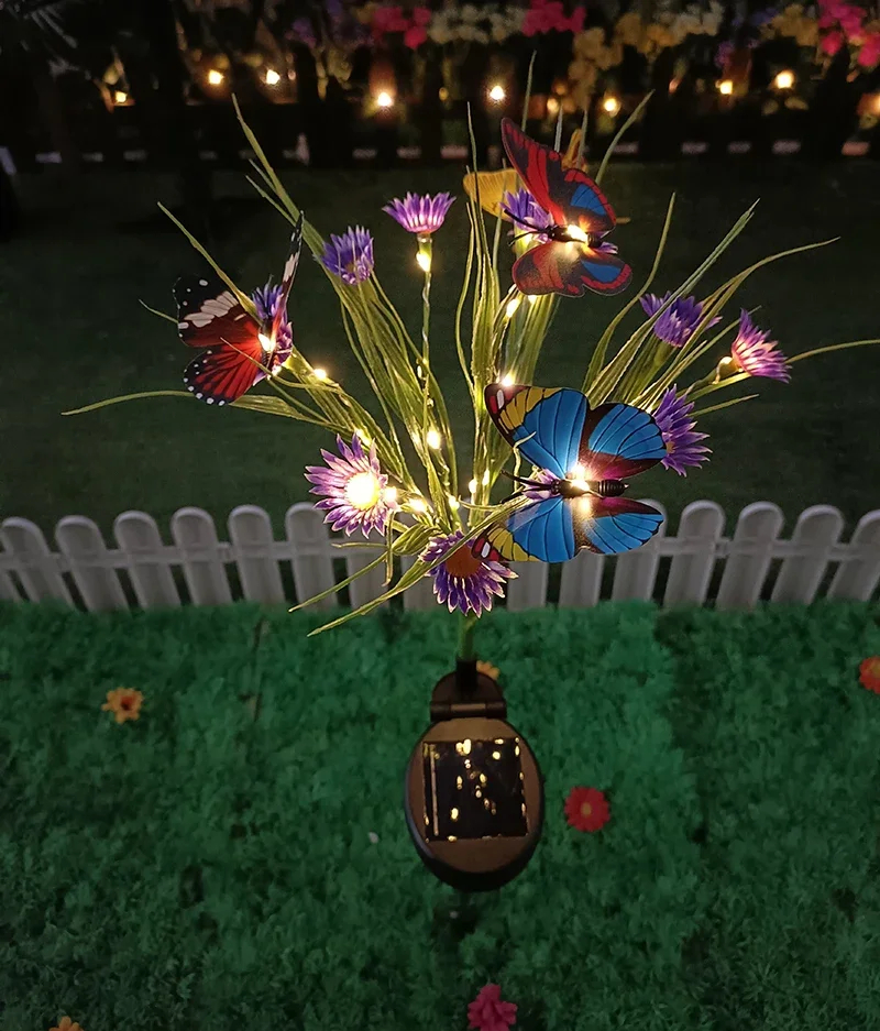 Solar Little Wild Flower Lamp Outdoor Garden Lawn
