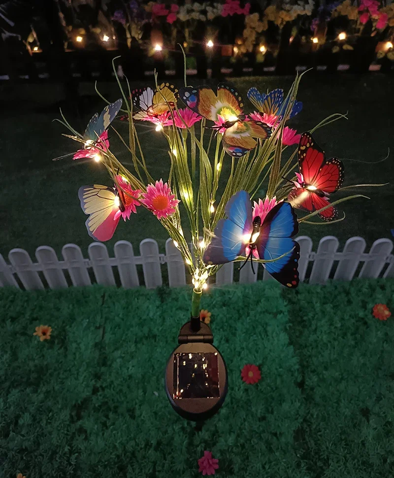 Solar Little Wild Flower Lamp Outdoor Garden Lawn