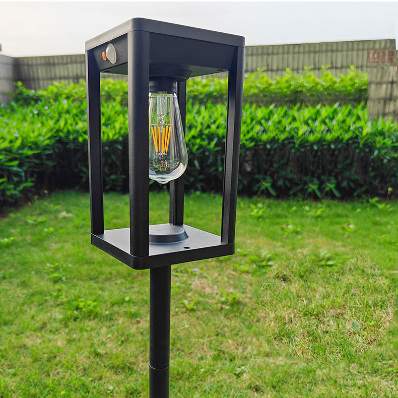 Solar Motion Sensor Lawn Light for Outdoor Garden Waterproof Landscape Ground Light for Yard Villa