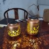 New Solar Butterfly Lantern Iron Hollow Design Outdoor Waterproof Hanging Light for Villa Courtyard Decoration