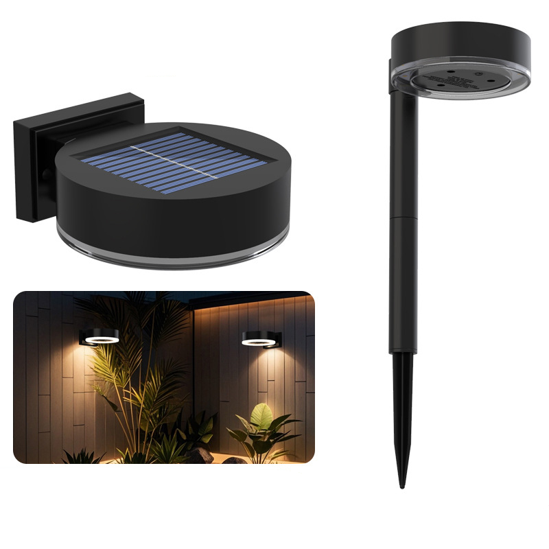 Solar Outdoor Wall Light for Home Pathway Lighting Balcony Ambient Wash Wall Flood Light for Garden Courtyard