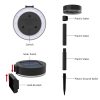 Solar Outdoor Wall Light for Home Pathway Lighting Balcony Ambient Wash Wall Flood Light for Garden Courtyard