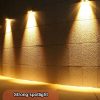 Solar Outdoor Garden Porch Light Auto-On at Dusk Waterproof Wall Washer Light Home Solar Wall Lamp