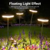 Creative Square-Shaped Solar Swing Light Outdoor Garden Decorative Light Lawn Landscape Lamp