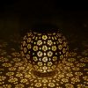 Solar Iron Art Waterproof Garden Lantern Vintage Outdoor Solar Light for Patio Balcony Landscape Decoration Night Light