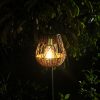 Solar Rattan Ground Stake Light Garden Lawn Lamp Outdoor Solar Decorative Landscape Light
