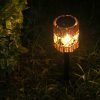 Solar Rattan Ground Stake Light Garden Lawn Lamp Outdoor Solar Decorative Landscape Light