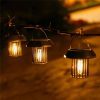 Solar Garden Light Outdoor Waterproof Garden Decor Camping Pendant Light Filament Small Hanging Lamp Vintage Wall Light