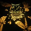 Outdoor Dragonfly Hollow Solar Projection Lantern Waterproof LED Garden Decor Hanging Light Landscape Atmosphere Light