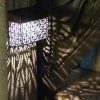 New Solar Hollow Wall Lamp Outdoor Courtyard Villa Garden Fence Decorative Light