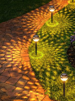Solar Lawn Lights Outdoor Courtyard Lamps for Villa Garden Decoration Waterproof Outdoor Landscape Stake Lights