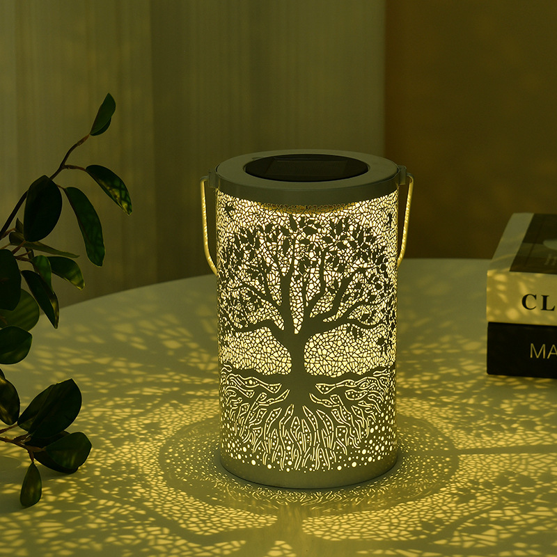 Gorgeous & imaginative Garden Decor - Fusion the retro gold, copper of exteriors and irregular pattern inside, at darkness, the solar lantern casting a bright, warm light with Butterfly pattern, which looks like a Butterfly flying symbolizes change. Long-endurance Solar Power - The outdoor lantern is topped with high-efficiency solar panel; it collects sunlight to charge 6 hours during the day and light up (make sure turn on the switch) at least 8 hours in darkness. Besides, with its waterproof rating of IP65, the solar lantern can work on rainy days as well. Durable & Eco-friendly Material - DIBIEECN hanging large solar lantern is made of latest development, upgraded durable metal, which has thickened and hardened to ensure that it will not deform or be blown away either. No power cord required.