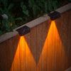 Solar Step Lights LED Stairway Lights for Pathway Outdoor Garden Landscape Lamp Courtyard Fence Wall Stair Lights