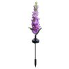 Solar-Powered Violet Garden Lights Waterproof LED Outdoor Decor with Ground Spike Energy-Efficient Landscape Lighting