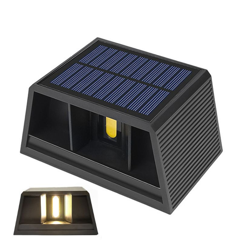 New Outdoor Wall Light Garden Landscape Decorative Atmosphere Light Waterproof Solar Washing Wall Light for Courtyard Fence