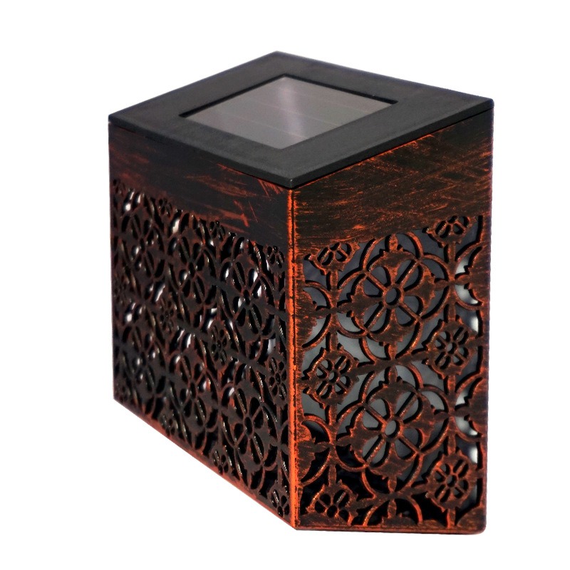 New Solar Hollow Wall Lamp Outdoor Courtyard Villa Garden Fence Decorative Light