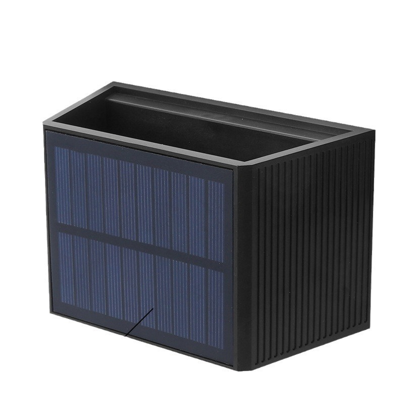 New Outdoor Wall Light Garden Landscape Decorative Atmosphere Light Waterproof Solar Washing Wall Light for Courtyard Fence