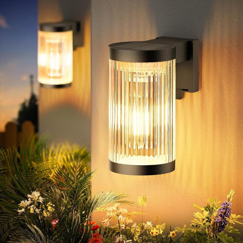 Solar Garden Light LED Filament Lamp Outdoor Ground Stake Landscape Lighting Courtyard Decor Lawn Solar Light