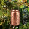 Solar Lanterns Outdoor Waterproof Bee Mushroom Decoration for Women Mon Hanging Solar Lights for Yard Patio Garden Decor