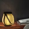 Solar Jute Flame Light USB Rechargeable Outdoor Courtyard Decoration Waterproof Hanging Multi-Functional Lighting