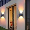 New Outdoor Wall Light Garden Landscape Decorative Atmosphere Light Waterproof Solar Washing Wall Light for Courtyard Fence
