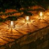 Solar Garden Light Outdoor Waterproof Garden Decor Camping Pendant Light Filament Small Hanging Lamp Vintage Wall Light