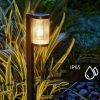 Solar Garden Light LED Filament Lamp Outdoor Ground Stake Landscape Lighting Courtyard Decor Lawn Solar Light