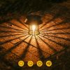 Solar Garden Light Outdoor Waterproof Garden Decor Camping Pendant Light Filament Small Hanging Lamp Vintage Wall Light