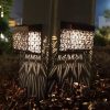New Solar Hollow Wall Lamp Outdoor Courtyard Villa Garden Fence Decorative Light