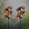Solar-Powered Wrought Iron Butterfly Lawn Lights Outdoor Garden Decor Waterproof Energy-Efficient