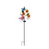 Solar-Powered Wrought Iron Butterfly Lawn Lights Outdoor Garden Decor Waterproof Energy-Efficient