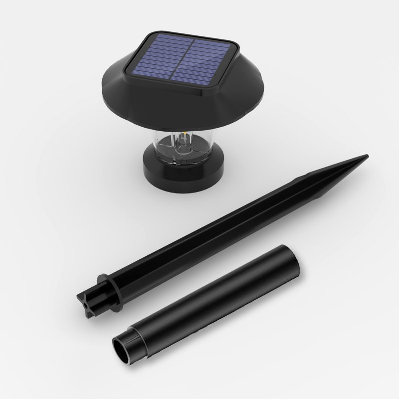 Solar-Powered Outdoor Path Lights Waterproof Garden Lawn Decor with Ground Spike Energy-Efficient Landscape Lighting